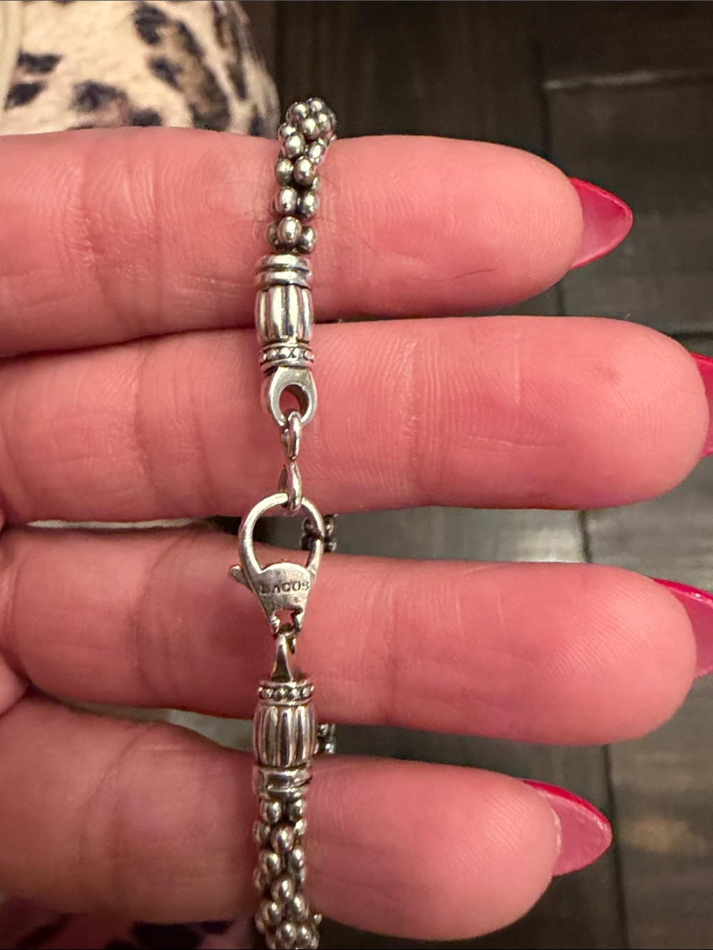 LAGOS Silver Signature Bead Bracelet - Picture 5 of 5